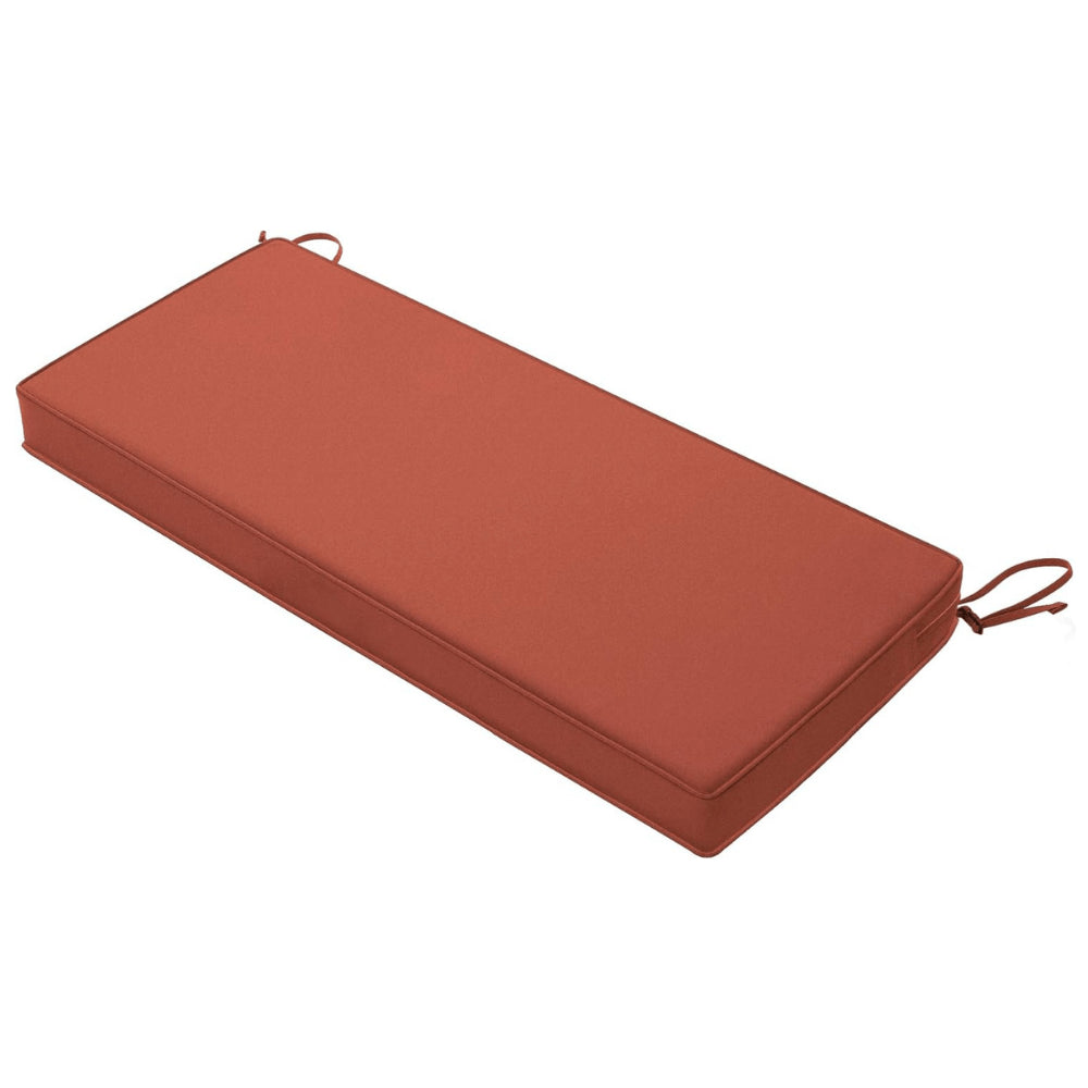 Favoyard Rectangular red cushion with straps