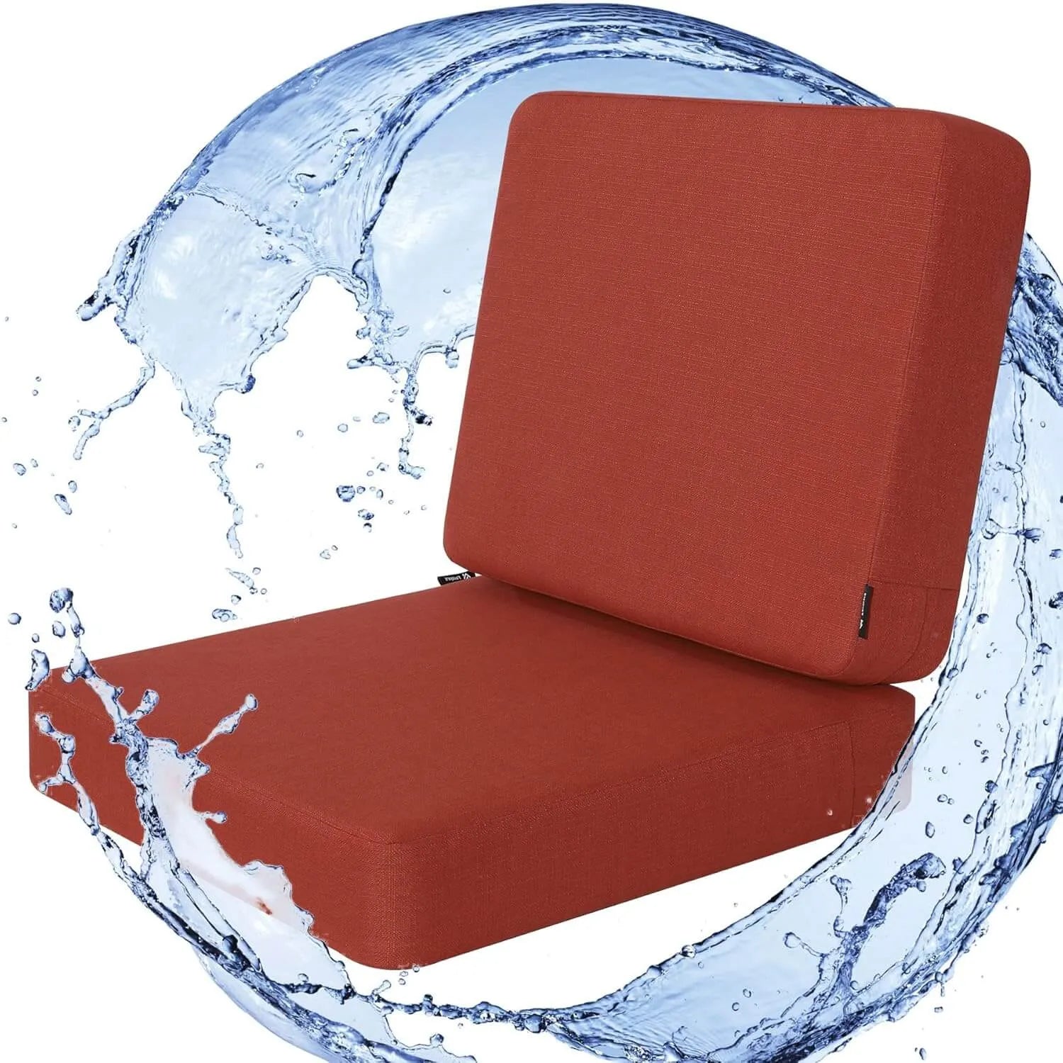 Favoyard red deep seat cushions