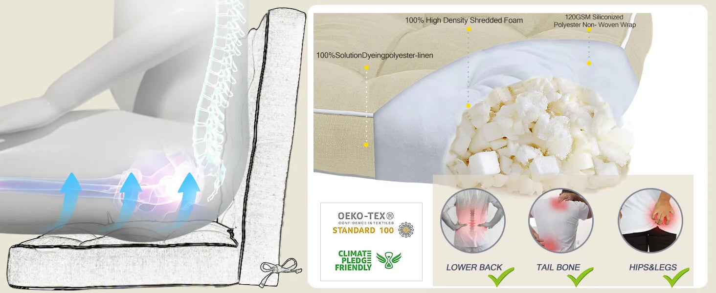 Illustration of a outdoor rocker chair cushions