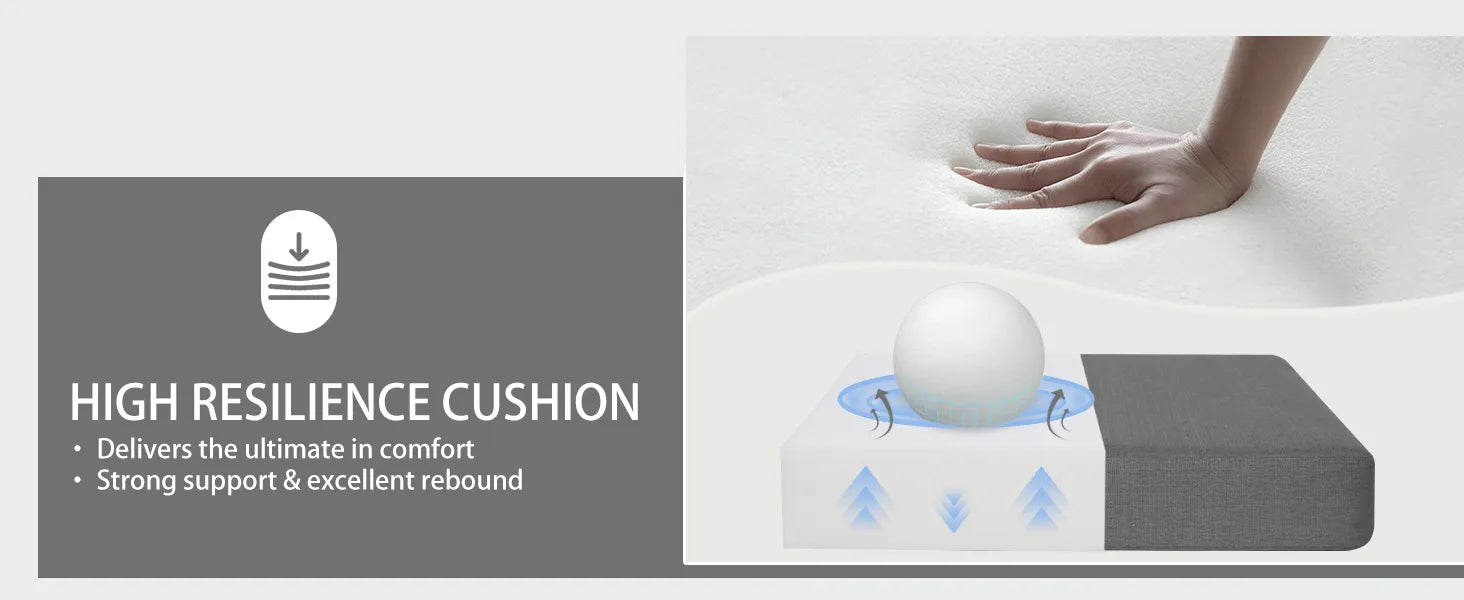 High resilience Favoyard outdoor chair cushion