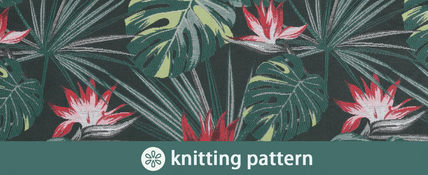 knitting pattern of Favoyard cushions for lounge chairs
