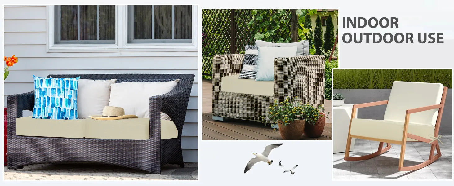 Outdoor furniture set with Favoyard cushions