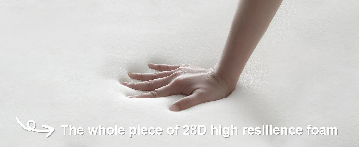 28D high resilience foam with Favoyard chaise lounge pads