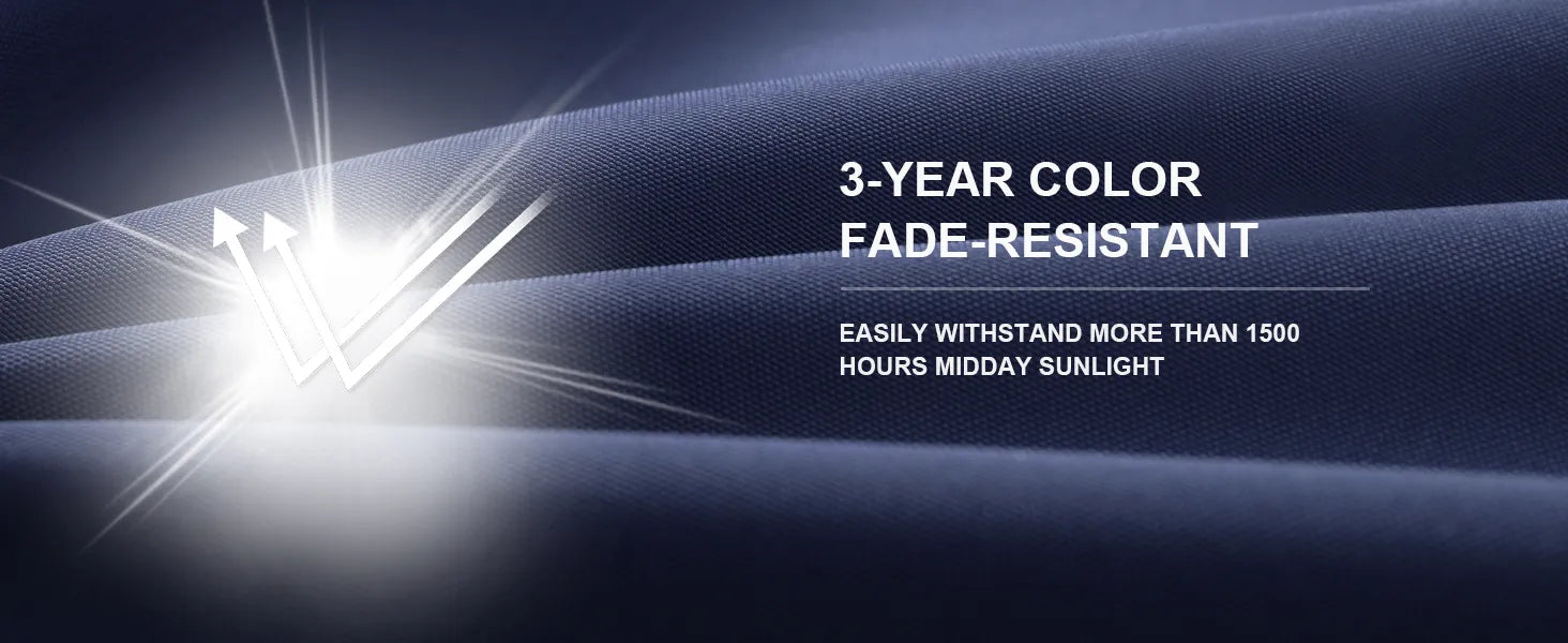 Favoyard cushions with 3-year color fade-resistance