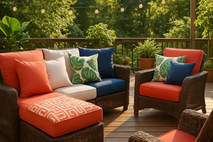 How to Choose and Care for Your Custom Outdoor Cushions
