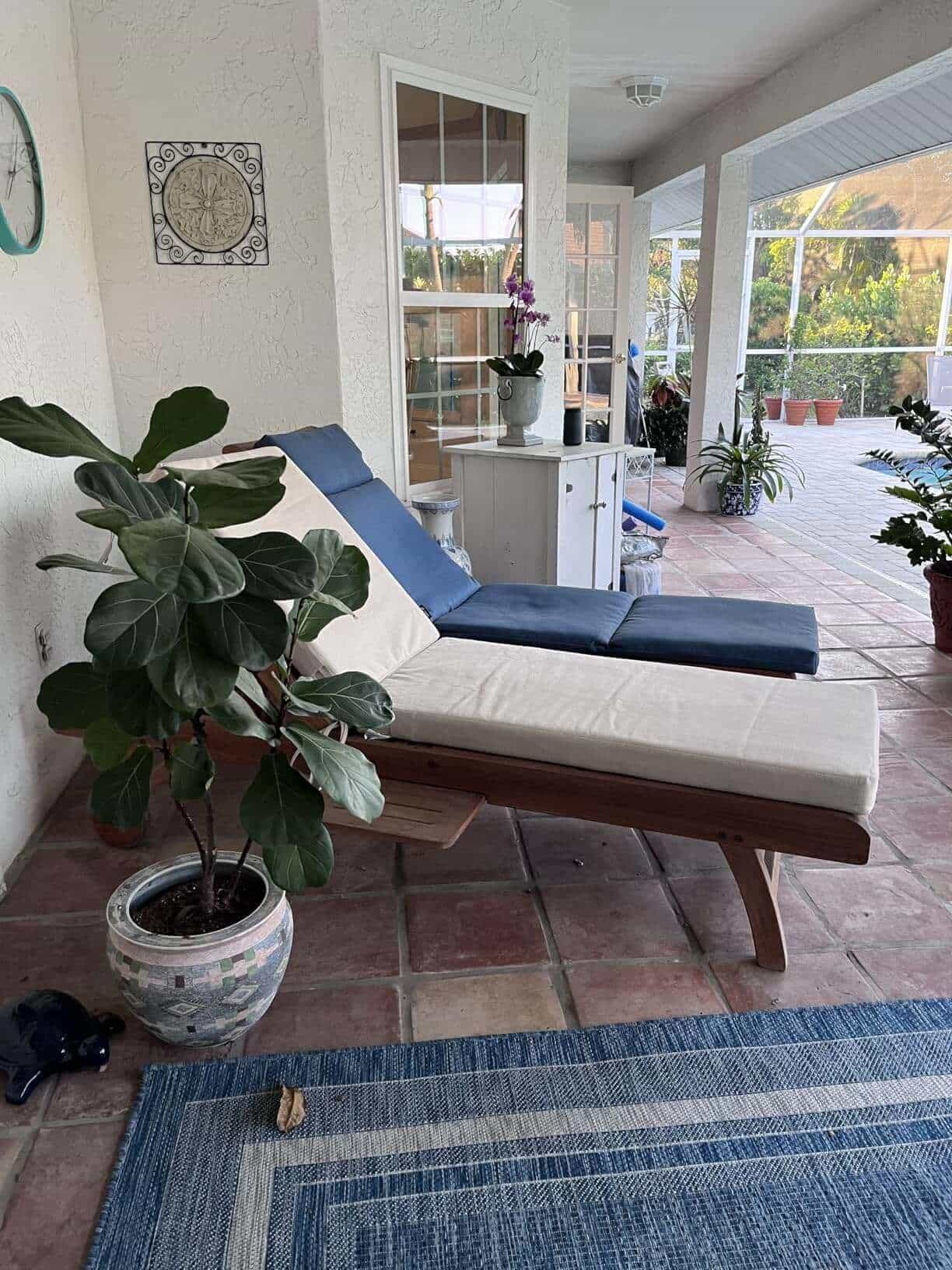 Favoyard outdoor chaise lounge cushions