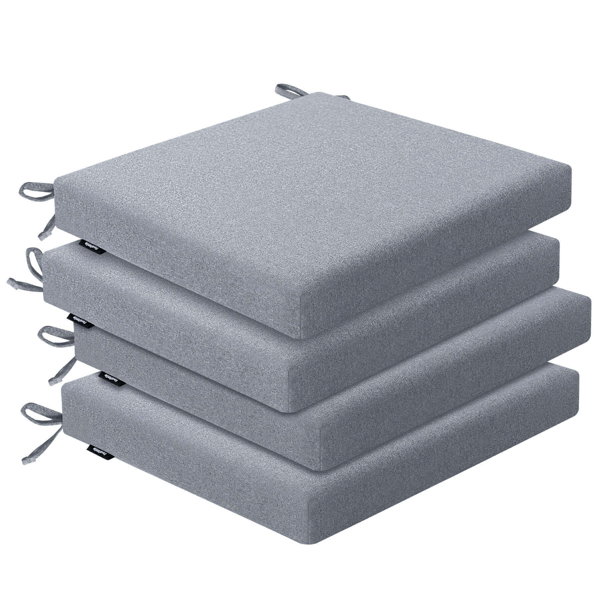 Stack of three gray cushion pads with Favoyard