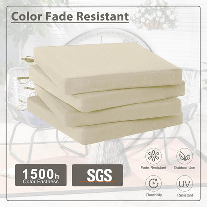 Favoyard chair cushions for outdoor furniture with the color fade resistant