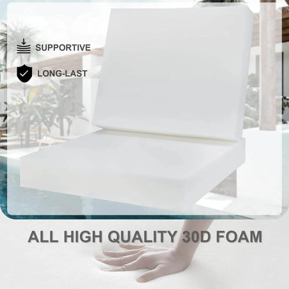 Favoyard outdoor chair pad foam with the feature of supportive and long-last