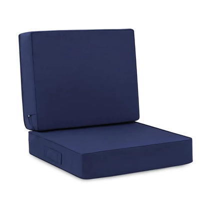 Favoyard Navy blue set cushion easy chair