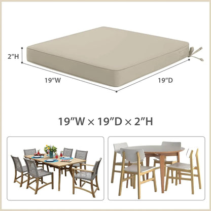 Favoyard replacement grey patio cushions