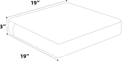 Favoyard patio dining chair cushions dimension