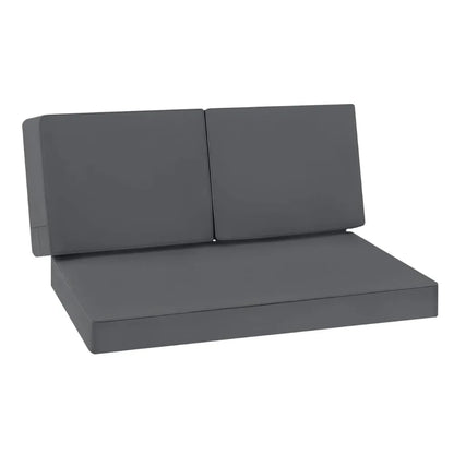 Gray cushioned bench Favoyard