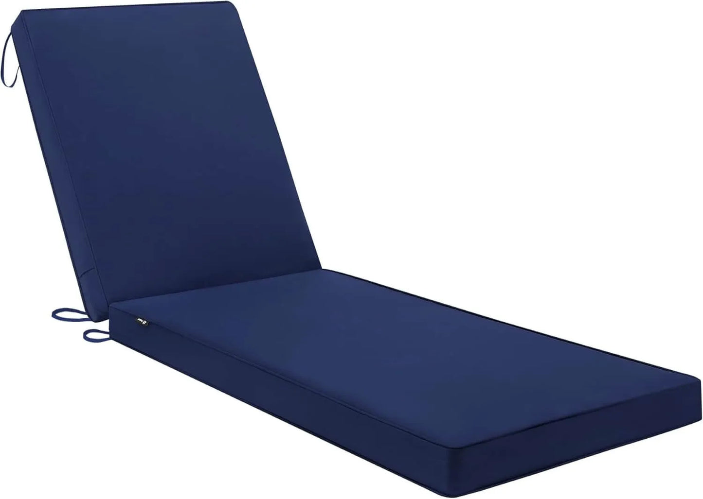 Favoyard Navy blue outdoor lounge chair cushion 