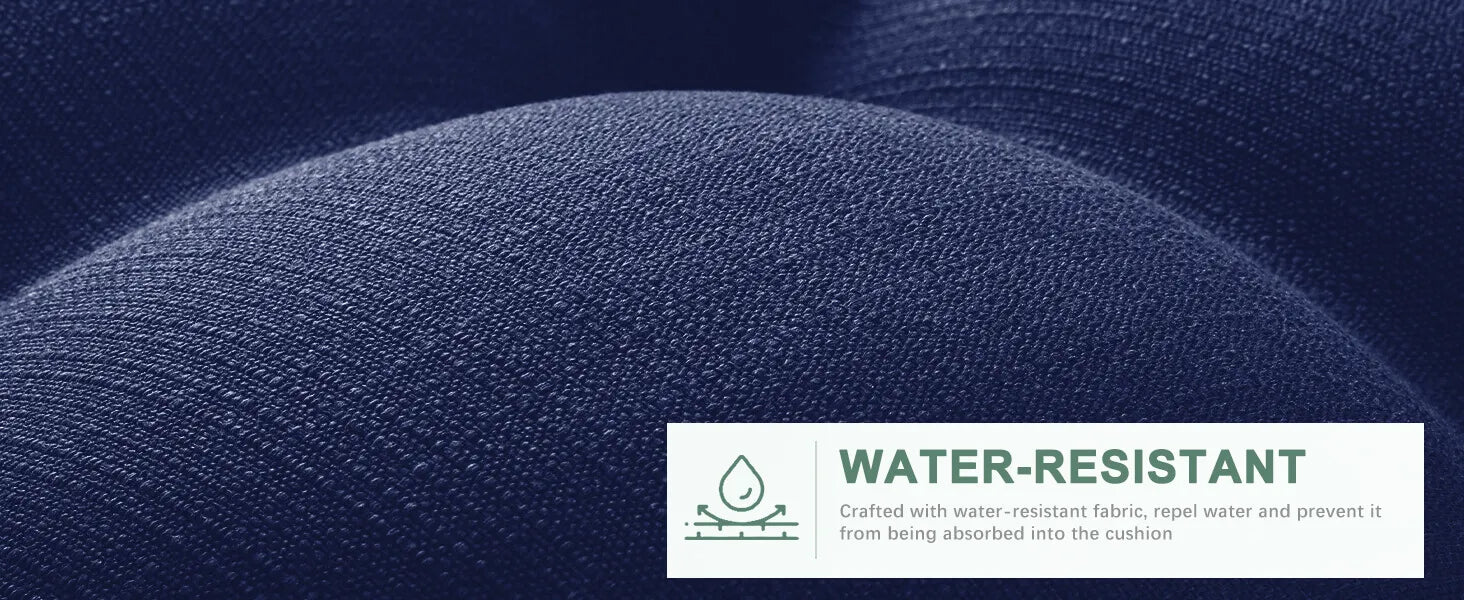 water-resistant fabric with Favoyard replacement outdoor seat cushions