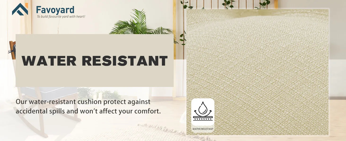 Favoyard water-resistant cushion