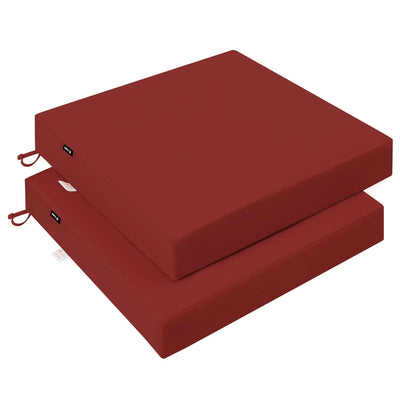 Favoyard Luxury Outdoor Cushion Set of 2 Featuring Sunbrella® Fabric & Signature Comfort Core