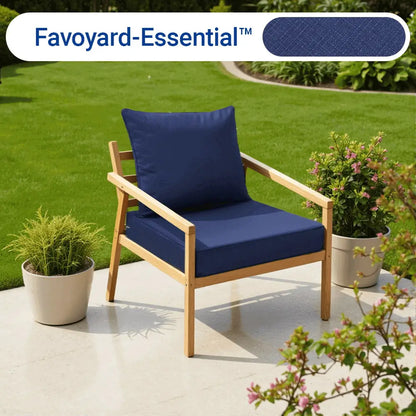 blue outdoor cushions of Favoyard-Essential