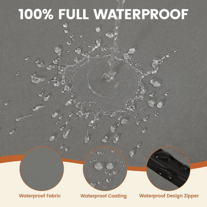 Favoyard Waterproof Outdoor Seat Cushions Set of 2