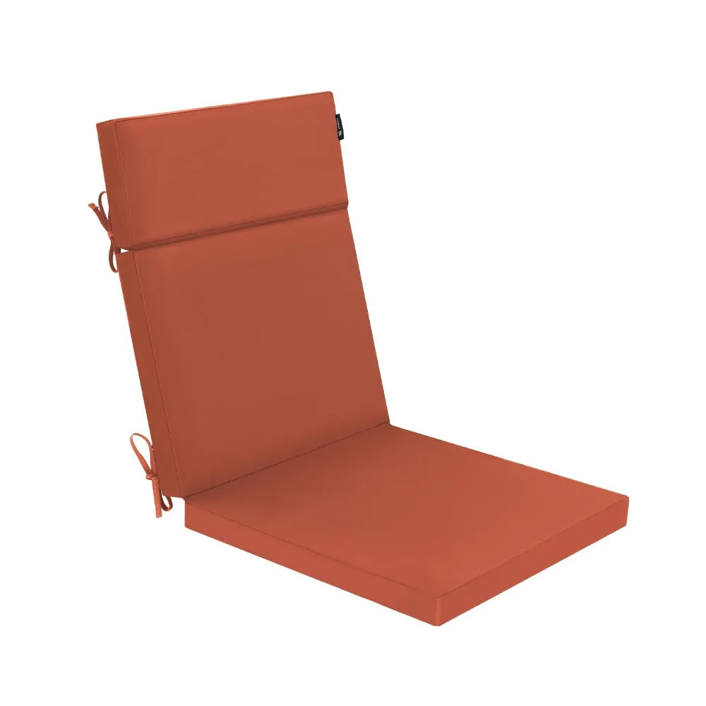 Orange outdoor chair cushion Favoyard
