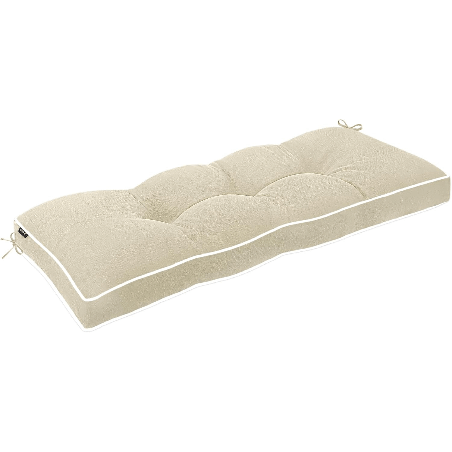 Favoyard Beige cushions for bench seats outdoor