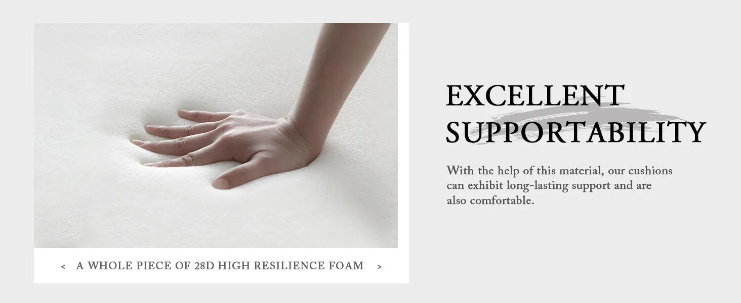 Fvaoyard cushion can exhibit long-lasting support