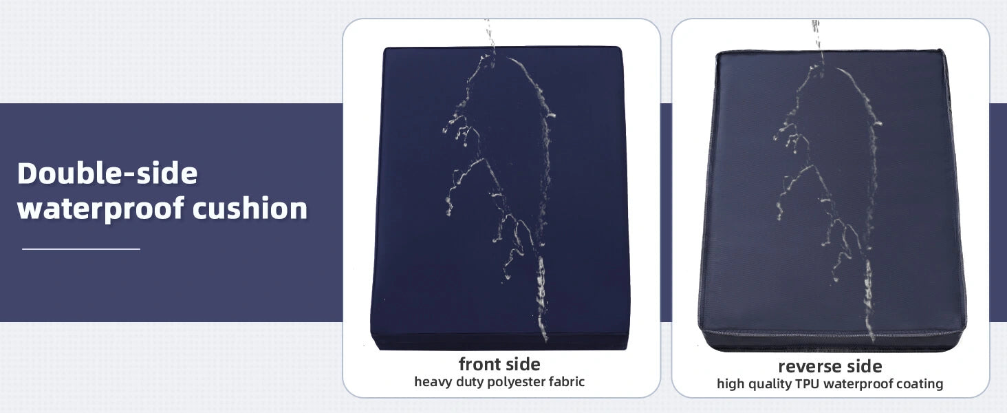 Favoyard Double-sided waterproof cushion with front and reverse side