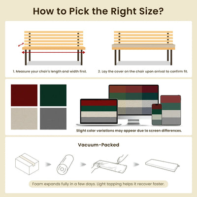 Favoyard® Luxury Outdoor Cushion - Featuring Sunbrella® Fabric & Signature High-Comfort Core