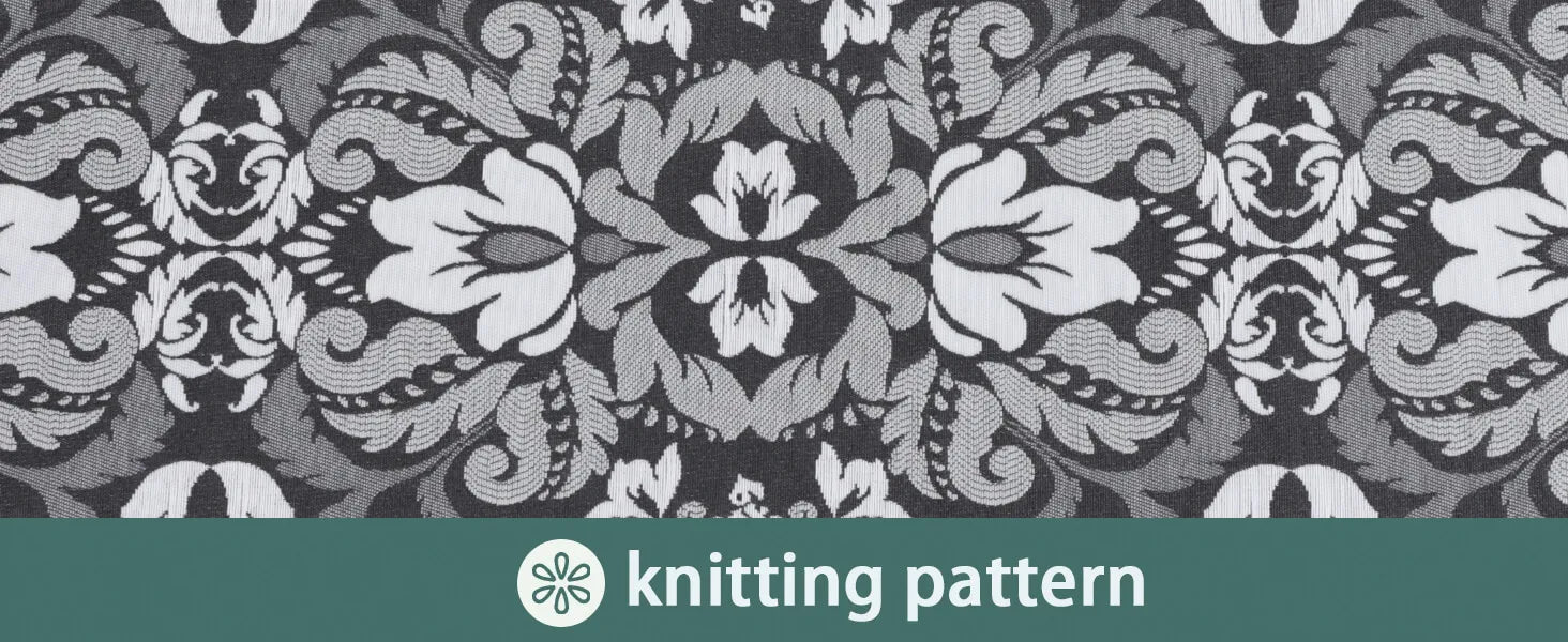 Decorative knitting pattern with Favoyard outdoor waterproof material for cushions