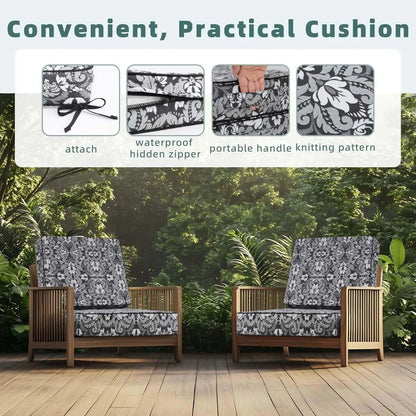 Thick outdoor cushions patio furniture of convenient and practical feature