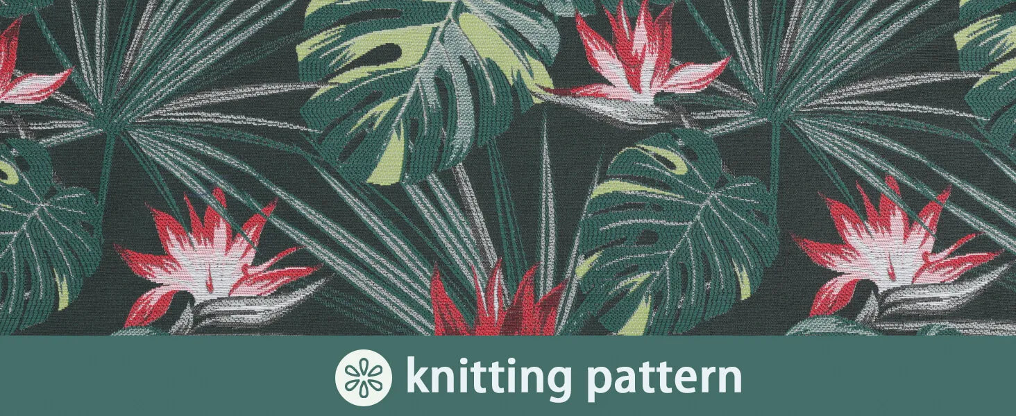 Deep seating cushions outdoor with knitting pattern