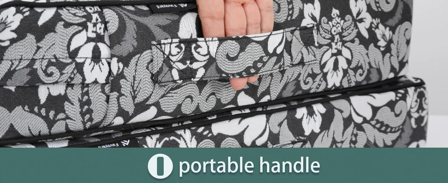 Favoyard outdoor deep seat cushion with portable handle