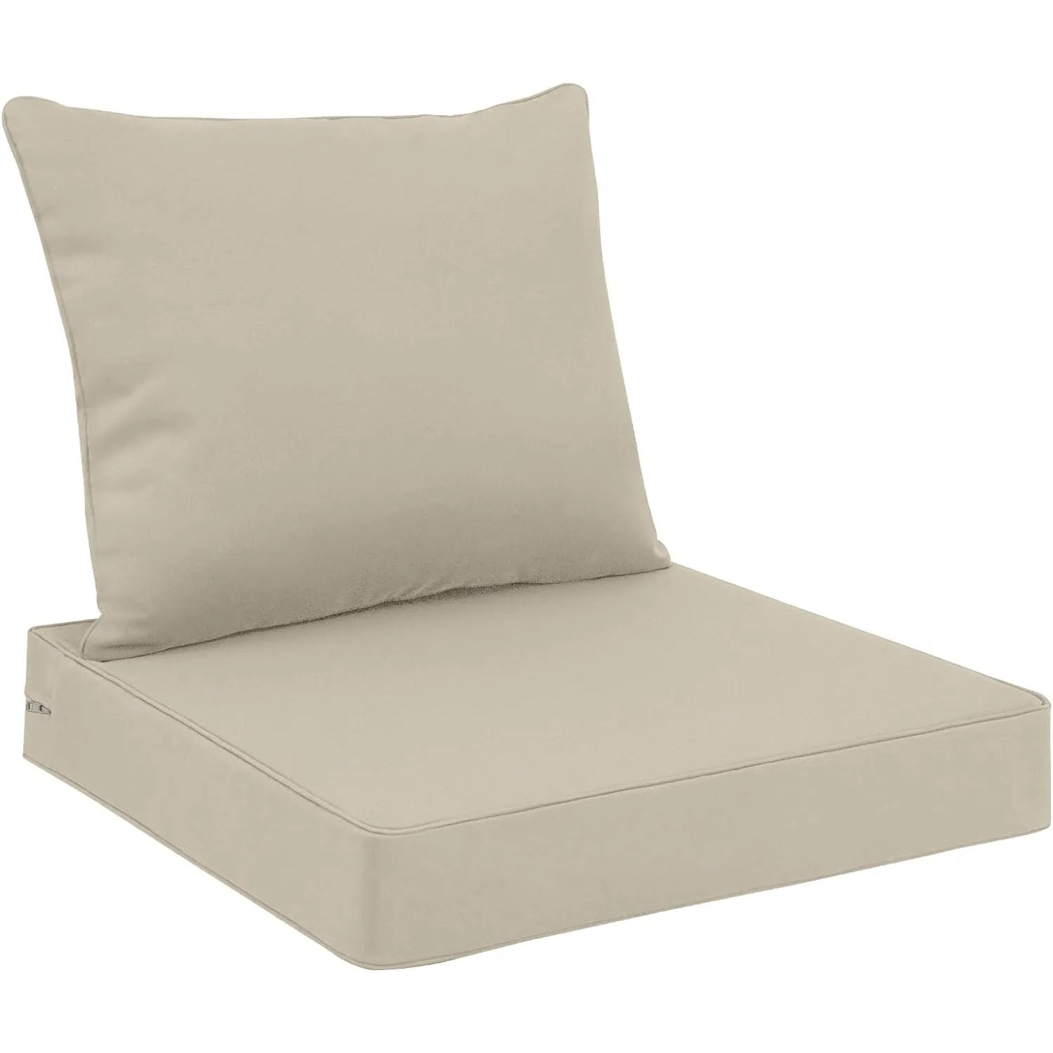 Beige deep outdoor seat cushion of Favoyard